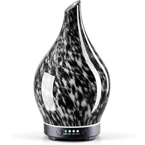 Porseme Essential Oil Diffuser 150ml Handmade Glass Diffuser 6H Runtime