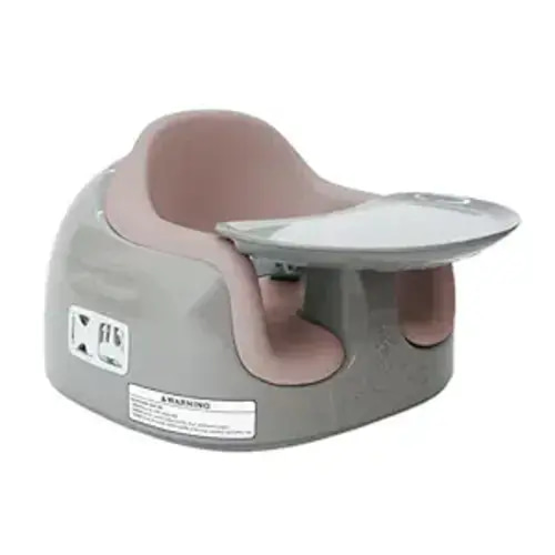 Bumbo 3-in-1 Infant Multi-Seat & Tray, 6 to 36 Months, Breige/Sonoran Rose