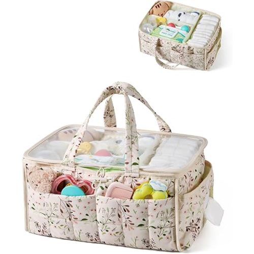 mommore Baby Diaper Caddy Organizer with Handle