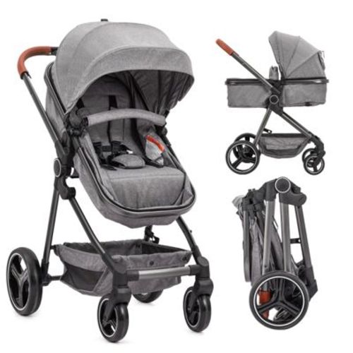 2 in 1 Baby Stroller with Bassinet for Infant and Newborn 0-36 Months Old Babies, Lightweight Travel Strollers Foldable with Umbrella