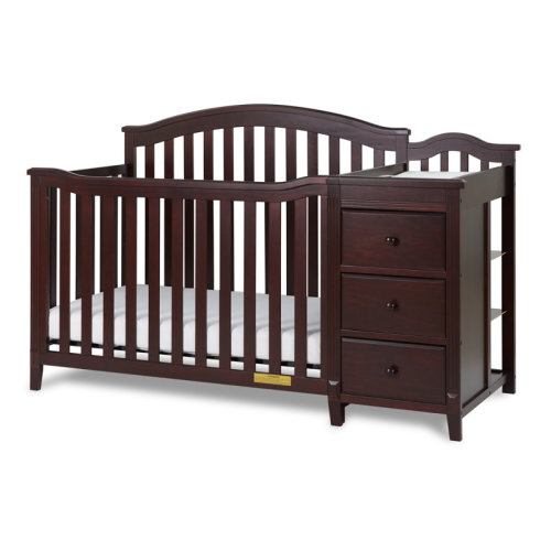 AFG Baby Furniture Kali II 4-in-1 Convertible Crib and Changer with Toddler Guardrail | Wayfair