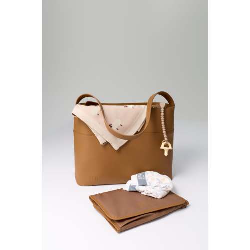 The Diaper Tote in Camel