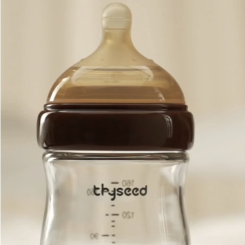 Thyseed Glass Natural Feeding Anti-Colic Baby Bottle