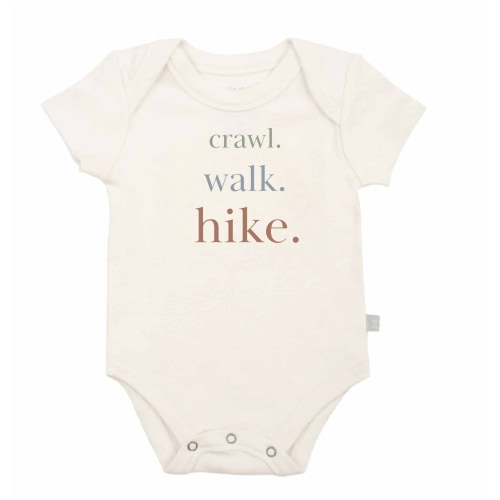 Baby Graphic Bodysuit - Crawl Walk Hike | Finn + Emma
