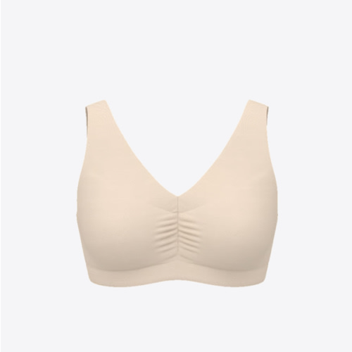 Seamless Plunge Pumping Bra