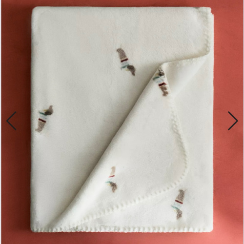 BABY DACHSHUND FLEECE BLANKET - THROW PILLOWS AND BLANKETS - KIDS AND BABY | Zara Home United States of America