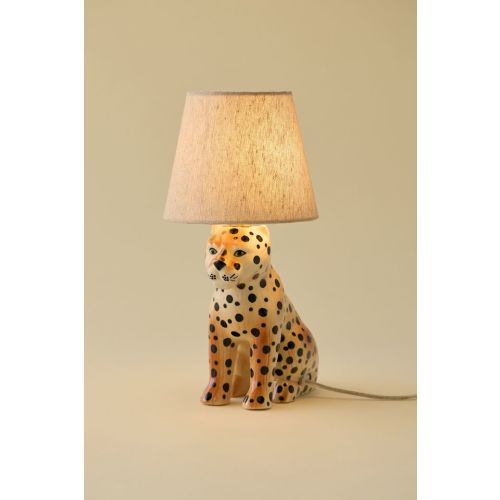 Leopard Ceramic Table Lamp