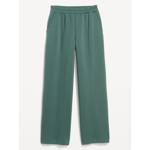 High-Waisted Bounce Fleece Wide-Leg Sweatpants