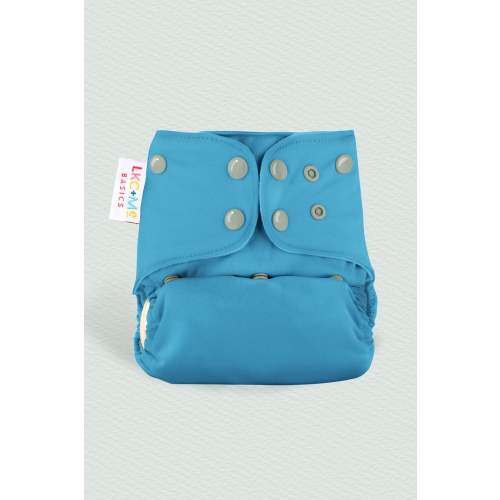 Pocket Cloth Diaper One-Size with Athletic Wicking Jersey - Stormy
