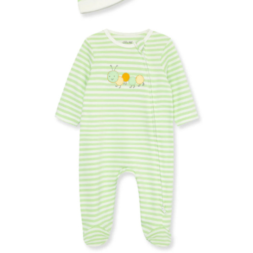 Caterpillar 2-Way-Zip Footie & Hat