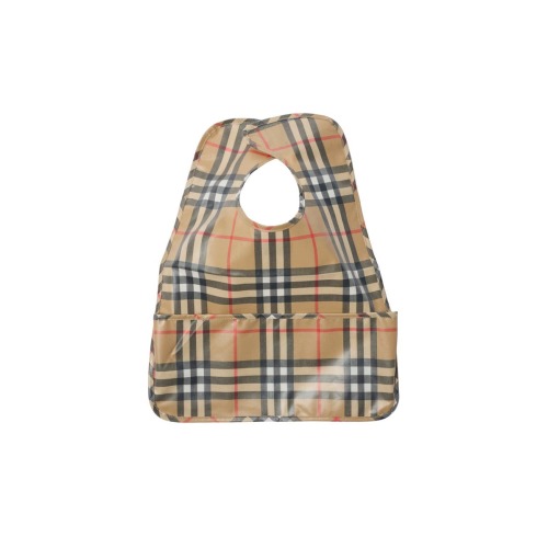 Check Coated Cotton Bib