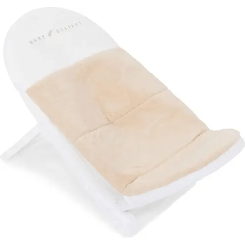 Baby Delight Cushy Nest Cloud Premium Organic Infant Bather | Baby Bath Seat | Comfortable Infant Bath Seat with Support | for Sinks and Tubs | Organic Oat