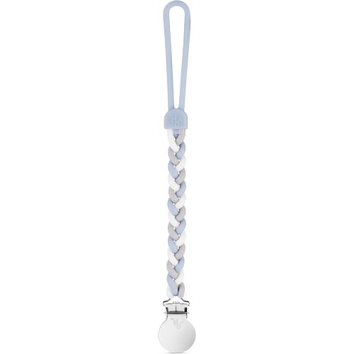 Ryan & Rose Cutie Clip Braiden Pacifier Clip - Braided Silicone (Sailboat)