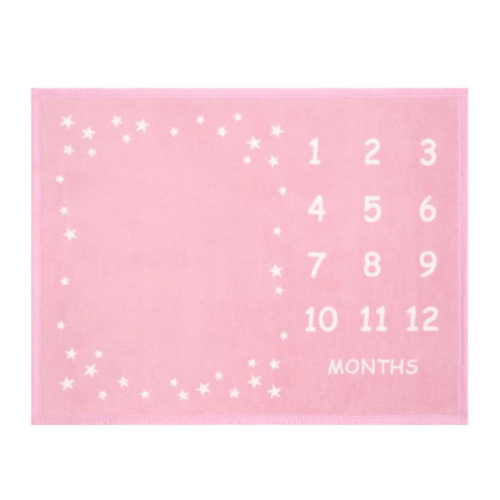Milestone Mini Blush Blanket