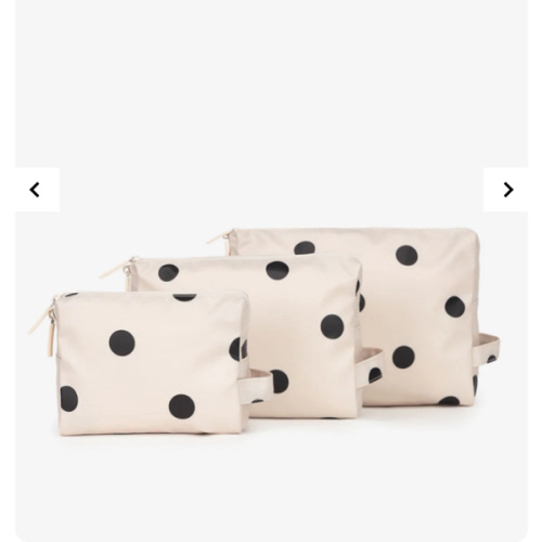 Water Resistant Zippered Pouch Set (3 Pieces)