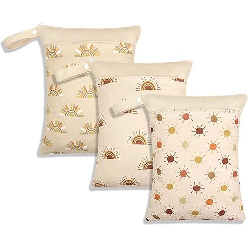 3 Pack Waterproof Reusable Wet Bag