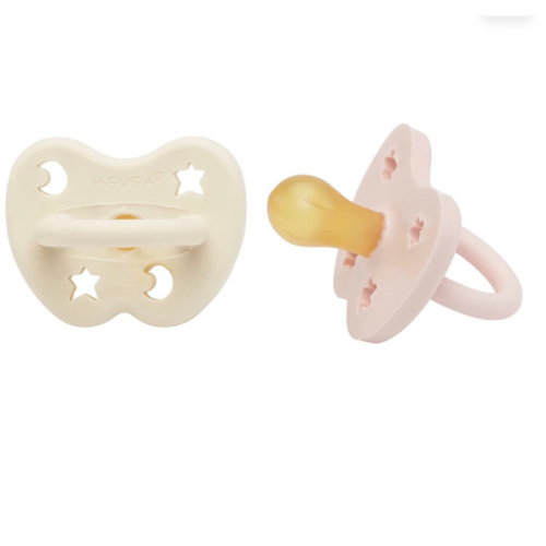 Pacifier Newborn 0+ Months Two-Pack - Round – Heveaplanet.com