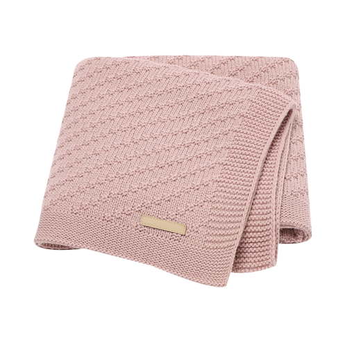 Baby Blanket Autumn And Winter Baby Knitted Solid Color Cover Blanket Hug Solid Color Warm