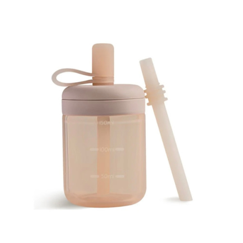 Silicone Training Cup with Straw
