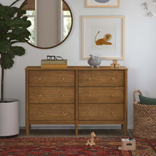 DaVinci Frem 6-Drawer Dresser in Walnut
