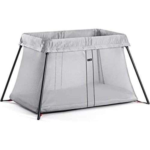 BabyBjörn Travel Crib Light, Silver, One Size