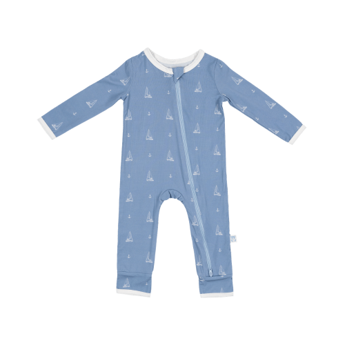 Zippered Romper (Set Sail) – Snuggle & Slumber