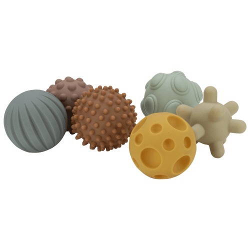 Silicone Sensory Balls 6pc