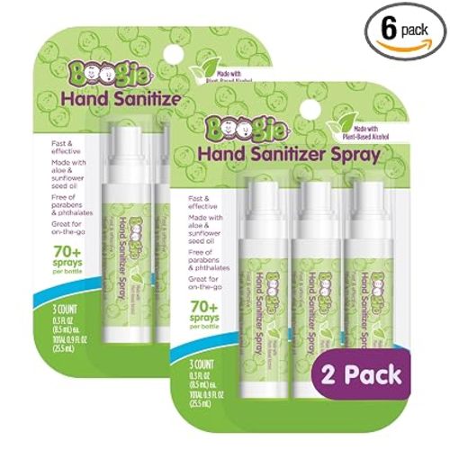 Boogie Kids Hand Sanitizer Spray - 0.3 fl oz (6 Pack)