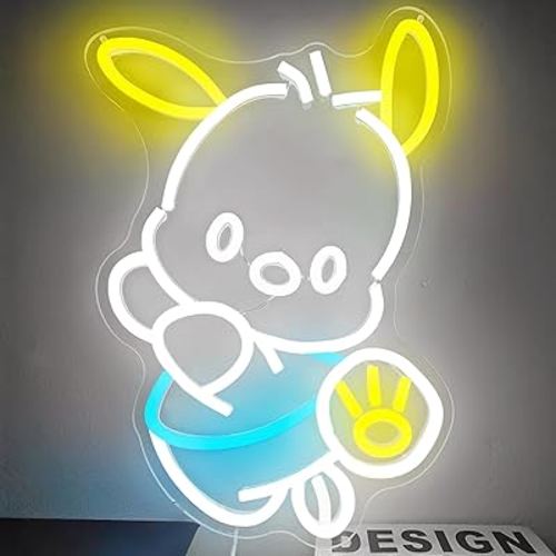 Animal Neon Sign for Wall Decor Animal Led Light Room Decor Dimmable Japanese Neon Light up sign for Girls Backdrop Bedroom Kids Teens Birthday Gift