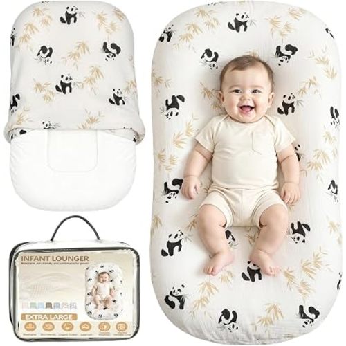 Baby Lounger, Extra Large Infant Support Cushion for 0-24 Months