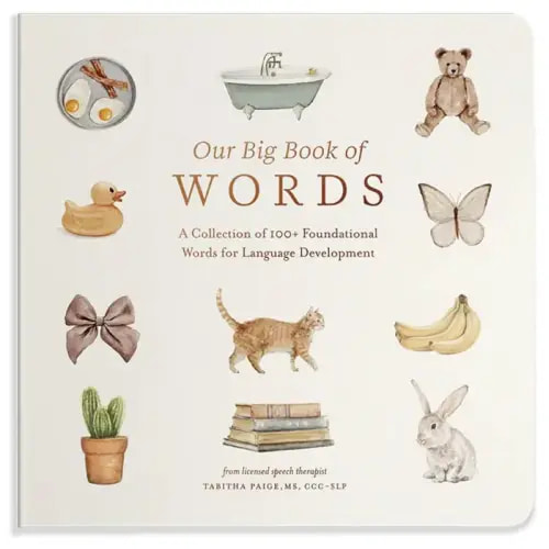 Our Big Book of First Words: A Collection of 100+ Foundational - TikTok Shop