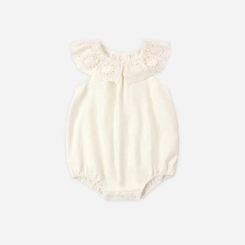 Myla Romper Ivory