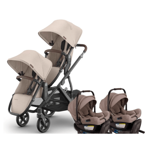 Vista V3 Twin Stroller + Nuna PIPA Series Travel System