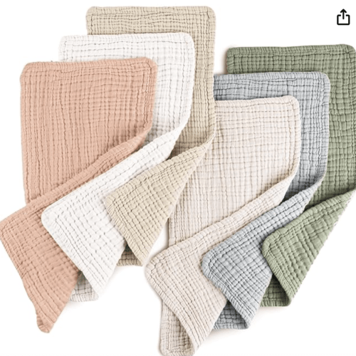 Baby Burp Cloths 6 Pack