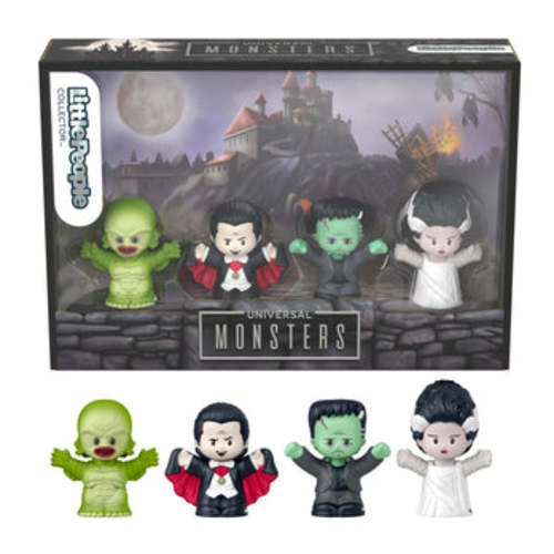 Little People Collector Universal Monsters Special Edition Set For Horror Fans, 4 Figures