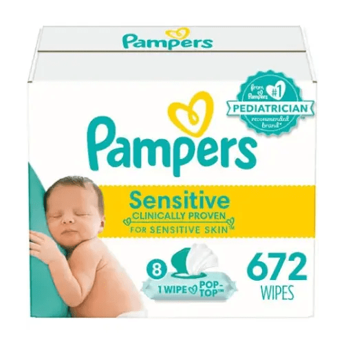 Pampers pure wipes