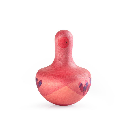 Grapat Chill Pink Bird rocking toy: The Wooden Wagon