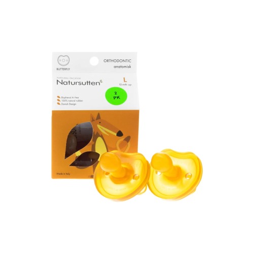 Natursutten 2-Pack Orthodontic Butterfly Pacifier
