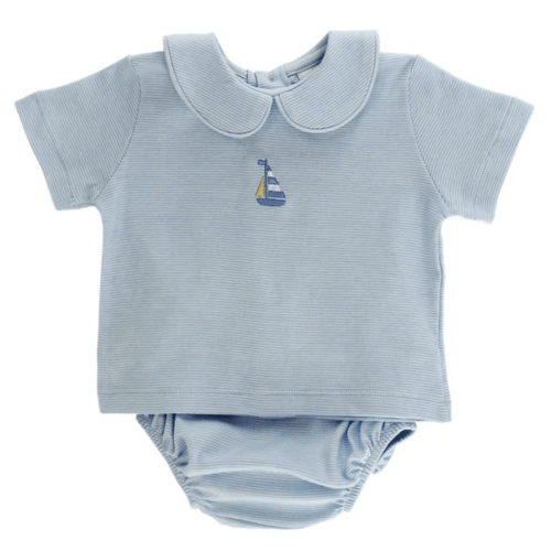 Sailboat - Boys Diaper Cover Set