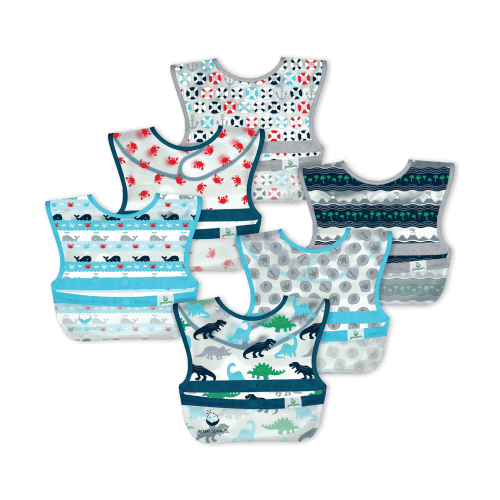 Snap + Go® Wipe-off Bibs (6 pack)