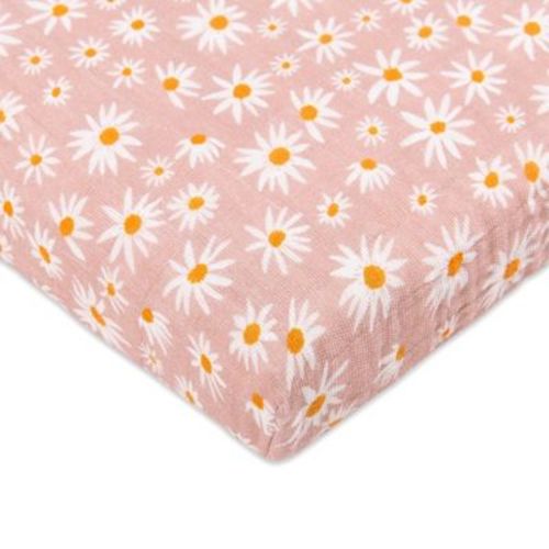 Babyletto All-Stages Midi Crib Sheet in GOTS Certified Organic Muslin Cotton