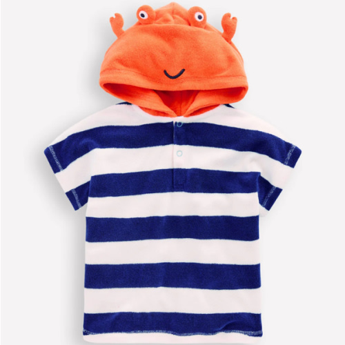 Novelty Towelling Throw-on-Blue Crab | Boden USA