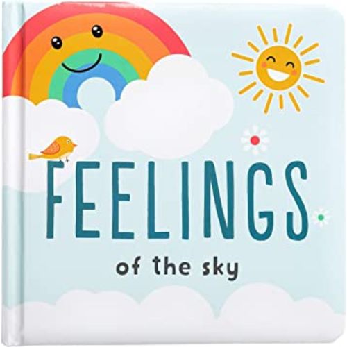 Kate & Milo Feelings of The Sky Board Book for Babies, Touch and Feel, Gender Neutral Nursery Book, Toddler or Baby Learning Book, Christmas Stocking Stuffer, Gift for New and Expecting Parents