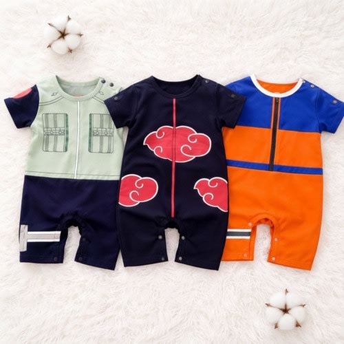 Anime baby Romper Outfit, Cute cotton newborn romper for anime fans, Cotton Toddler costume