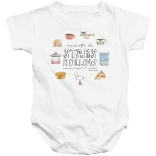 Popfunk Gilmore Girls Welcome to Stars Hollow Icons Unisex Infant Snap Suit for Baby