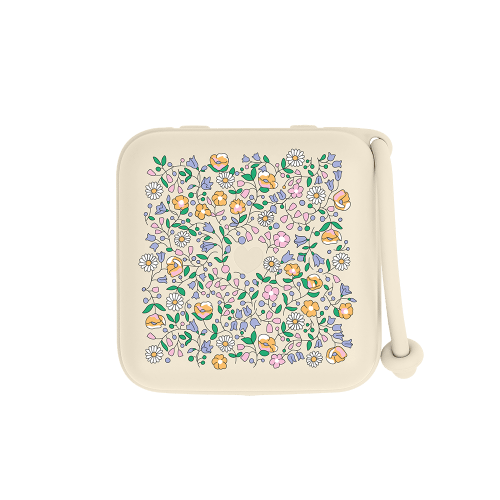 BIBS x LIBERTY Pacifier Box | Chloe Meadow | Ivory – Bibsworld store US
