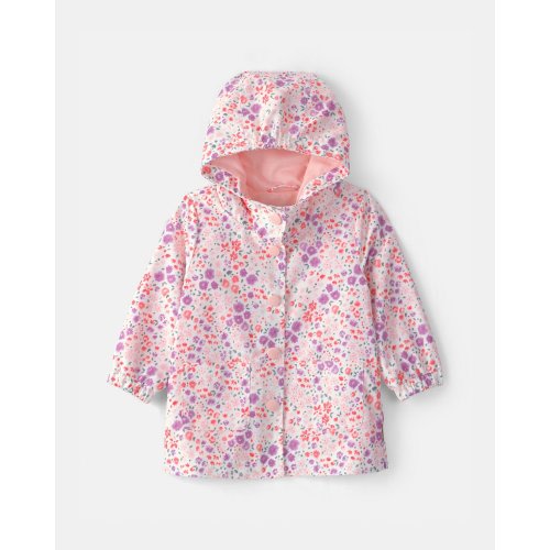 Baby Girl Floral Raincoat - Pink | Carter's