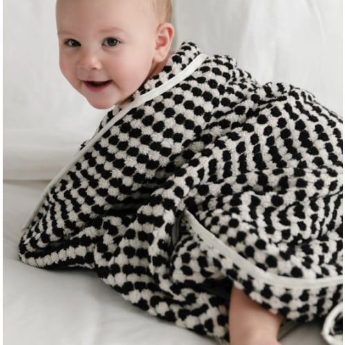 Black & White Cotton Baby Towel