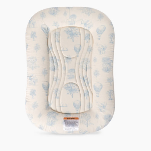 Infant Lounger Wave | Blue Toile