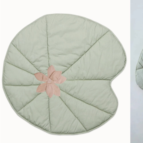WASHABLE PLAYMAT WATER LILY OLIVE